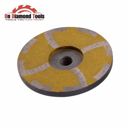 4 インチ花崗岩大理石研削ダイヤモンド樹脂充填カップホイール